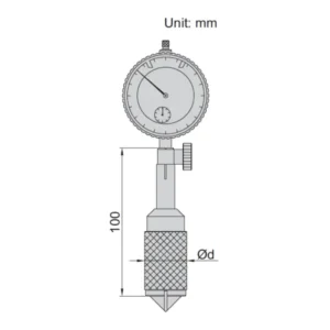 Đồng hồ đo cạnh vát Insize 2941-203