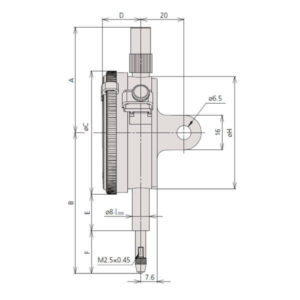 Đồng hồ so cơ khí một vòng Mitutoyo series 2971TB