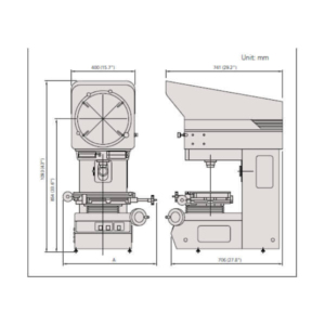 Máy chiếu biên dạng Mitutoyo PJ-A3000 302-704A
