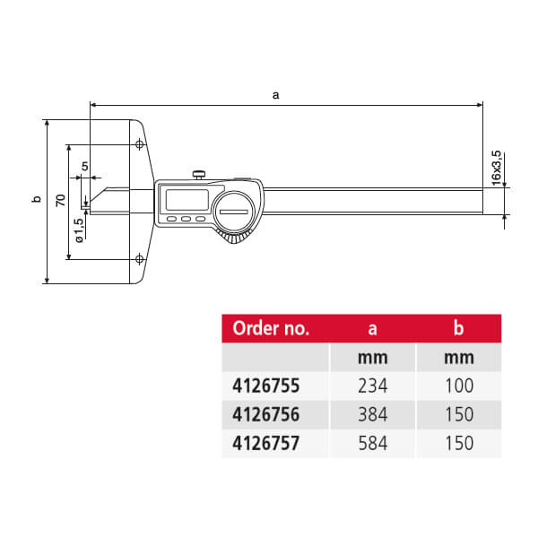 Thước đo sâu điện tử MarCal 30 EWR 4126702 2 Thước đo sâu điện tử MarCal 30 EWR 4126702