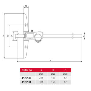 Thước đo sâu điện tử MarCal 30 EWR-D 4126524
