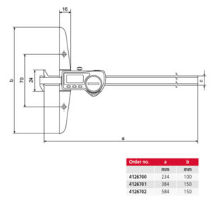Thước đo sâu điện tử MarCal 30 EWRi-D 4126534