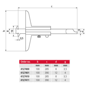 Thước đo sâu cơ khí MarCal 30 ND 4127401