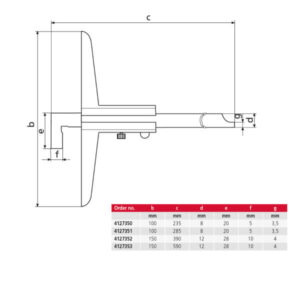 Thước đo sâu cơ khí MarCal 30 NH 4127351