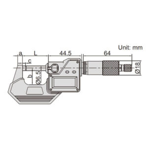 Panme điện tử đo ngoài Insize 3108-175A