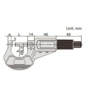 Panme điện tử đo ngoài Insize (dòng cơ bản) 3109-200A