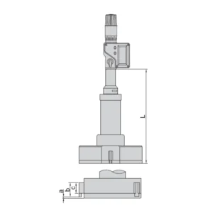 Panme điện tử đo trong 3 điểm Insize 3127-275