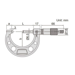 Bộ panme đo ngoài Insize 3210-1004A