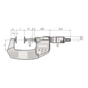 Panme đo bước răng điện tử Mitutoyo 323-251-30
