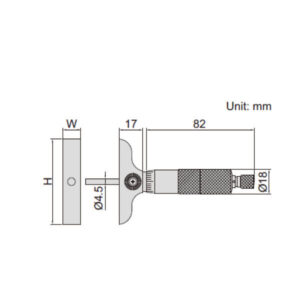 Panme đo sâu cơ khí Insize 3241-300