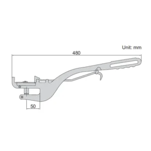 Panme cơ khí đo tấm kim loại nóng Insize 3264-105