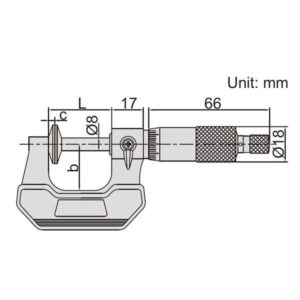 Panme cơ khí đo bánh răng Insize 3282-100