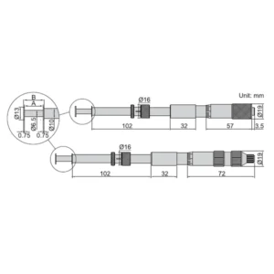 Panme cơ khí đo rãnh Insize 3287-25A