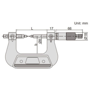 Panme cơ khí đo bánh răng Insize 3291-125