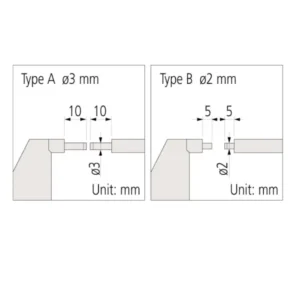 Panme đo ngoài điện tử đầu nhỏ Mitutoyo 331-354-30