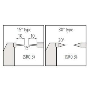 Panme đo ngoài điện tử đầu nhọn Mitutoyo 342-363-30