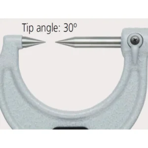 Panme đo ngoài cơ khí đầu nhọn Mitutoyo 112-204