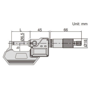 Panme điện tử đo độ dày thành ống Insize 3560-50SA