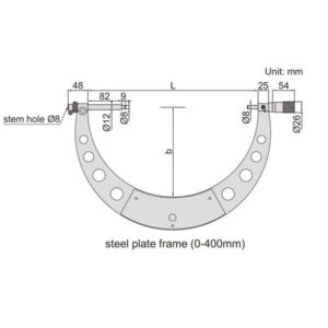 Panme mặt chỉ thị kim Insize 3633-1000