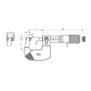 Panme cơ khí Micromar (hệ inch) 40 AR 4134941