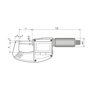 Panme điện tử đo ngoài Mahr Micromar 40 EWR 4157013