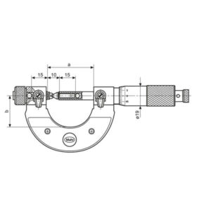 Panme cơ khí đo ren Micromar 40 Z 4170035