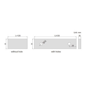Khối mẫu chuẩn bằng thép Insize 4100-83