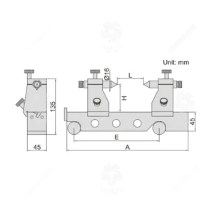 Dụng cụ kiểm tra côn Insize 4157-300
