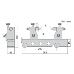Dụng cụ kiểm tra côn Insize 4157-200