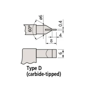 Panme đo rãnh điện tử Mitutoyo 422-271-30