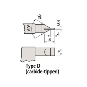 Panme đo rãnh điện tử Mitutoyo 422-371-30