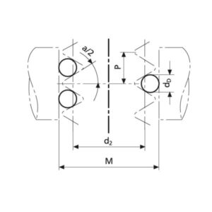 Bộ trục chuẩn ren MarGage 426 MS 4820003