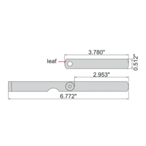 Căn lá hệ inch Insize 4608-31