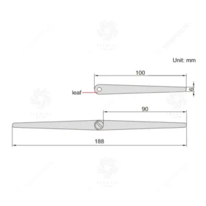 Set căn lá bằng nhựa Insize 4623-5