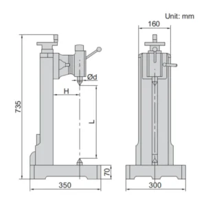 Thiết bị đo kiểm trục phương dọc Insize 4728-360