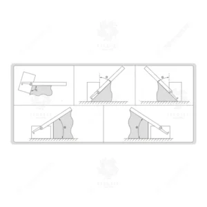 Thước đo góc cơ khí Insize 4781-85A