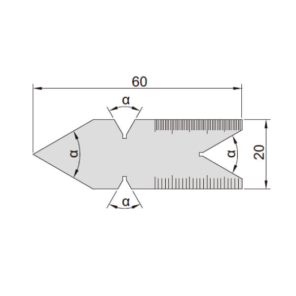 Dưỡng định tâm Insize 4810-602 2 Dưỡng định tâm Insize 4810-602