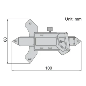 Dưỡng đo mối hàn điện tử Insize 4831-20A