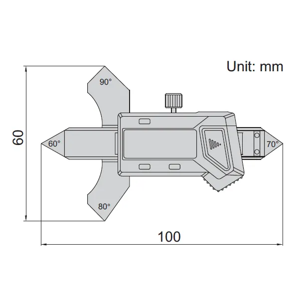 Dưỡng đo mối hàn điện tử Insize 4831-20A 3 Dưỡng đo mối hàn điện tử Insize 4831-20A