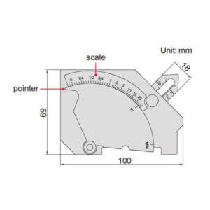 Thước đo mối hàn Insize 4835