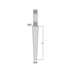 Dưỡng đo rãnh côn dạng tròn Insize 4852-1
