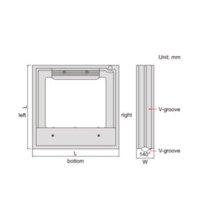 Thước thủy (nivo) khung (loại phổ thông) Insize 4902-150