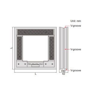 Thước thủy (nivo) khung Insize 4906-B200
