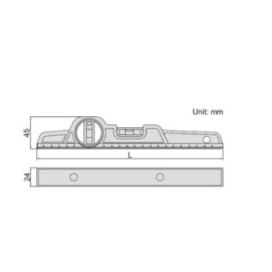 Thước thủy (nivo) nhôm đúc Insize 4913