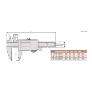 Thước kẹp điện tử Absolute Mitutoyo năng lượng mặt trời 500-443