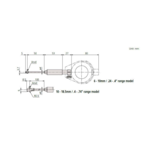 Đồng hồ đo lỗ cho lỗ nhỏ Mitutoyo Series 511-214