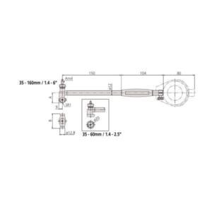 Đồng hồ đo lỗ loại tiêu chuẩn Mitutoyo Series 511-726