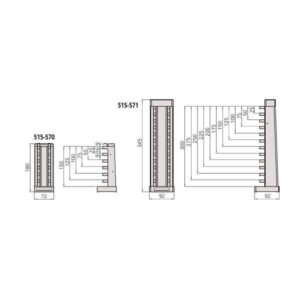 Khối chuẩn panme đo sâu Mitutoyo Series 515-570