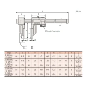 Thước kẹp điện tử chống nước Mitutoyo 552-314-10