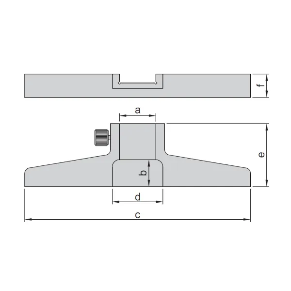 Đế gắn thước kẹp đo sâu Insize 6140-300A 2 Đế gắn thước kẹp đo sâu Insize 6140-300A